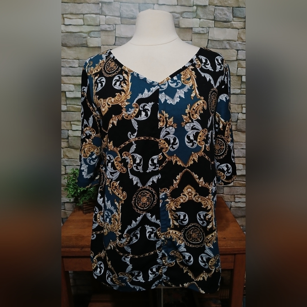 Womens 1X Gothic Pullover‎ Blouse Whimsigoth Goddess